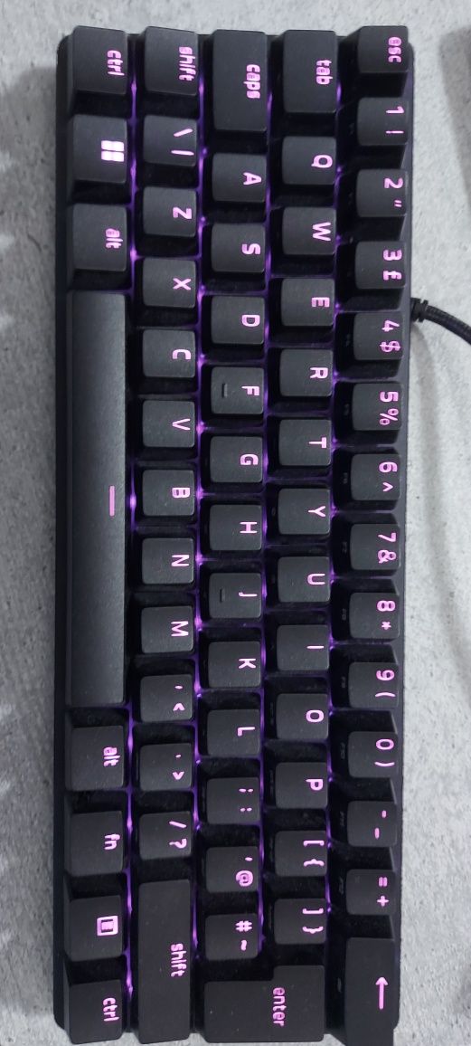 Tastatura gaming razer huntsman mini purple switch