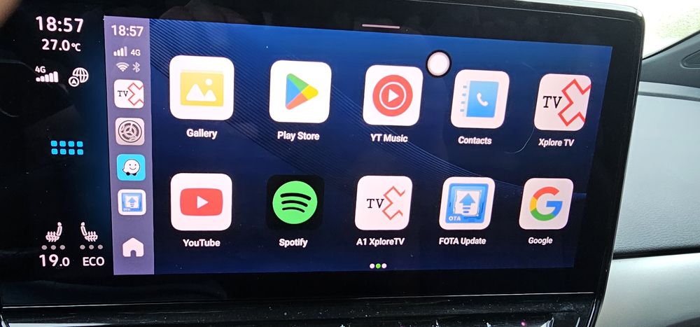 Carlinkit Android AI за автомобили Ambient QCM6125 мултимедия