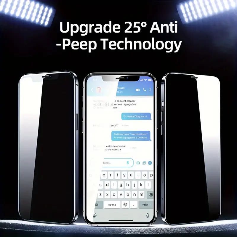 Iphone 16 pro 9D стъклен протектор с Anti-Peep Technology