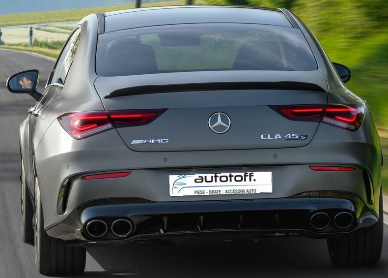 Difuzor bara spate Mercedes CLA W118 X118 C118 AMG Line (2018+) Black Look