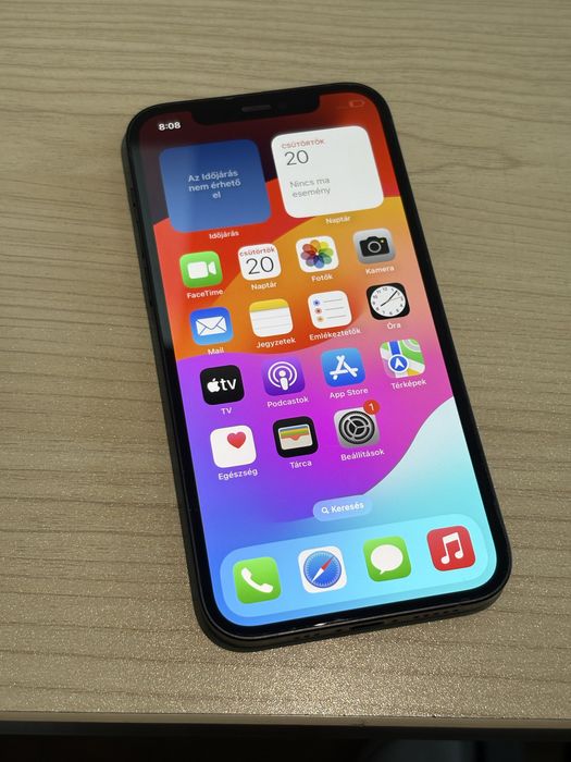 Iphone 12 negru în stare impecabil