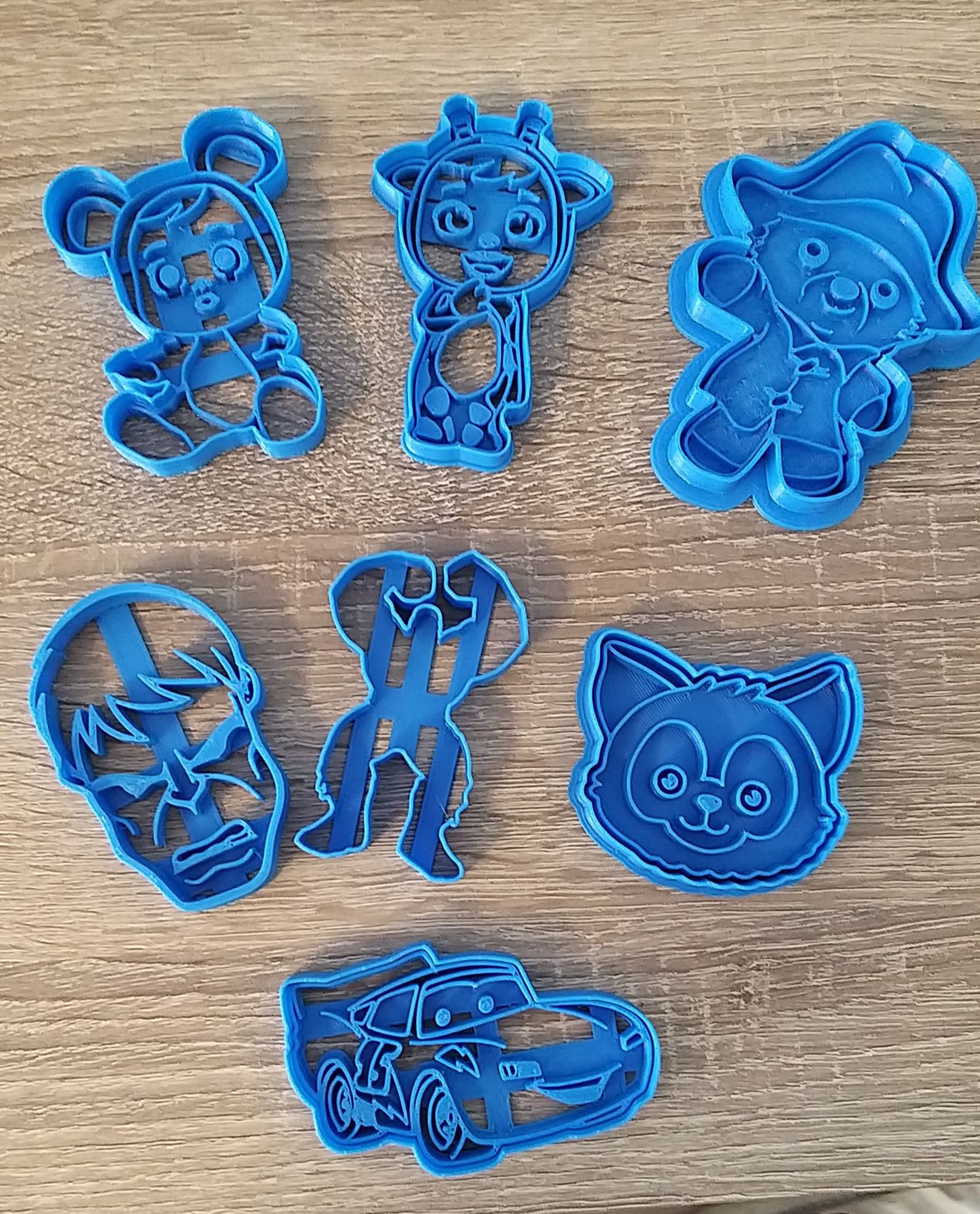 Фигурки за сладки изработени на 3D принтер