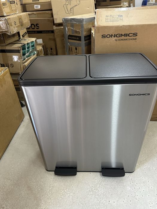 Кош за разделно събиране на боклук 60L SONGMICS