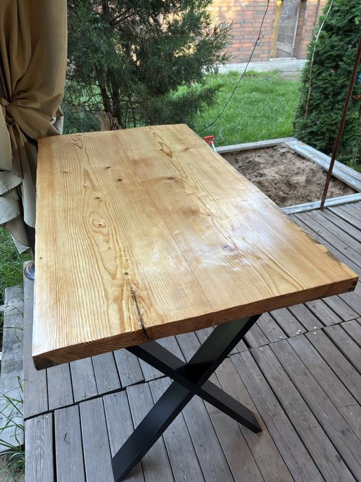 Стол из спила карагача