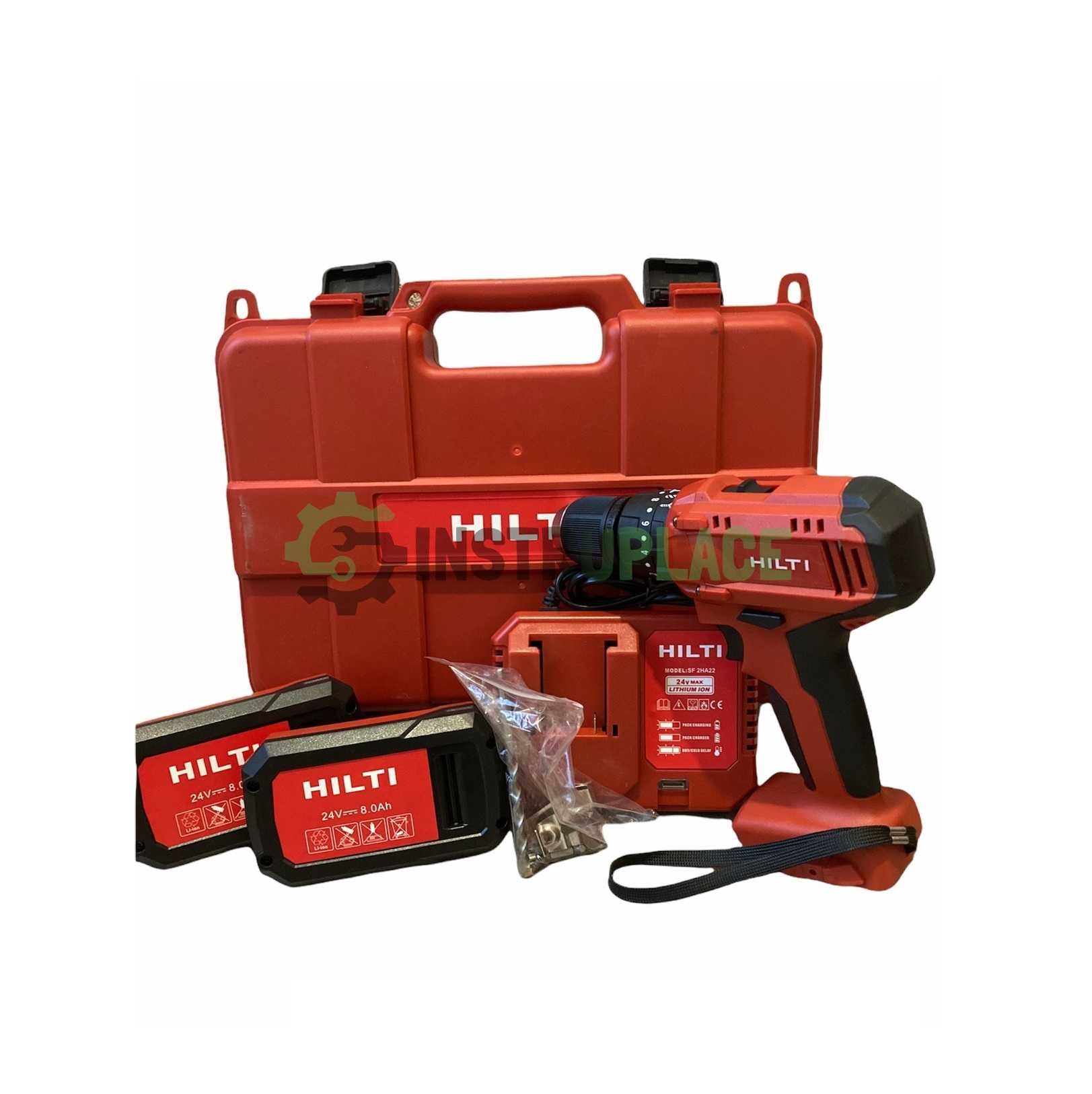 Акумулаторен Ударен Винтоверт ХИЛТИ / HILTI 24V 8Ah 2 Батерии