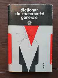 Vând Dicționar de matematici generale