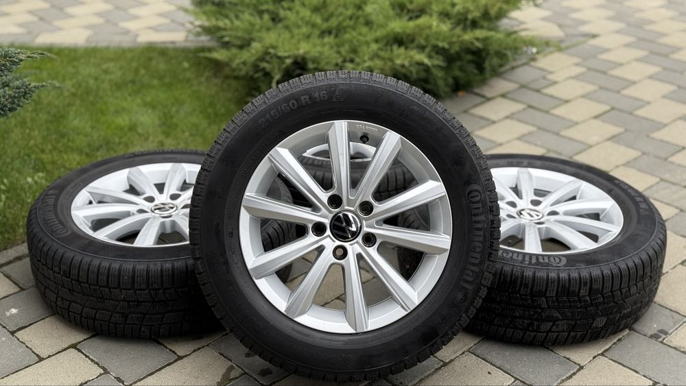 Roti iarna VW Sharan jante 16 5x112 Passat B8 Caddy Touran 215 60 16