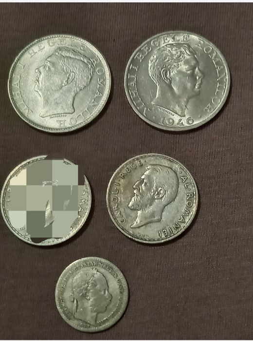 Lot monede Ag România