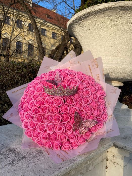 Buchet flori de sapun idei de cadou