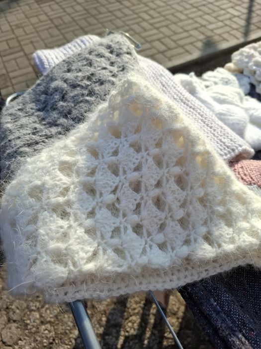 Косынки с пуха норки