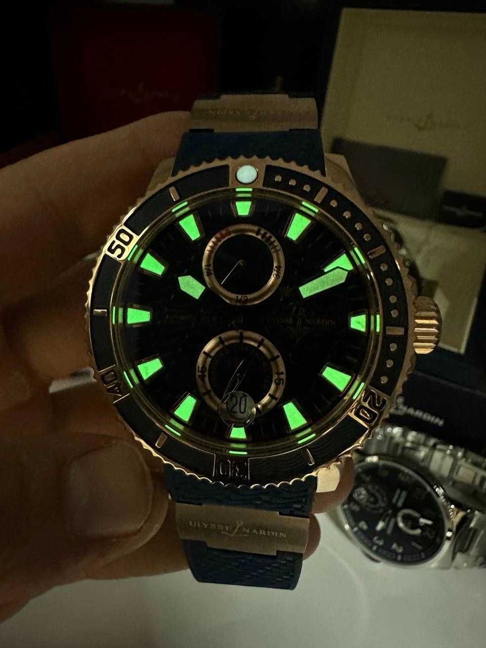Ulysse Nardin Maxi-marine Gold Blue