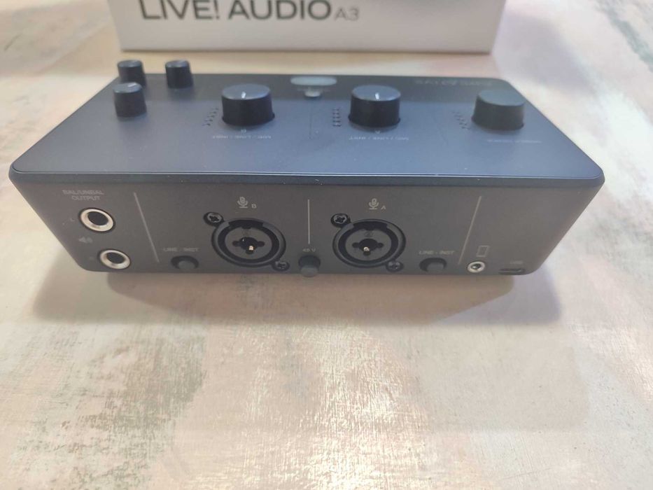 Звукова карта CREATIVE Live! Audio A3 Звукова карта, USB-C
