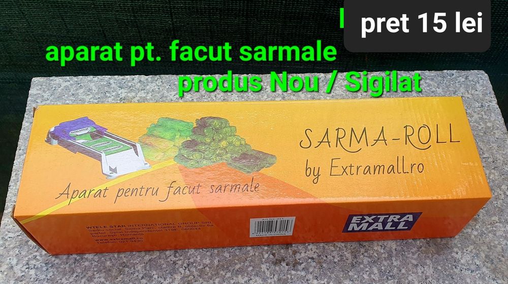 Aparat pt. Sarmale / Nou