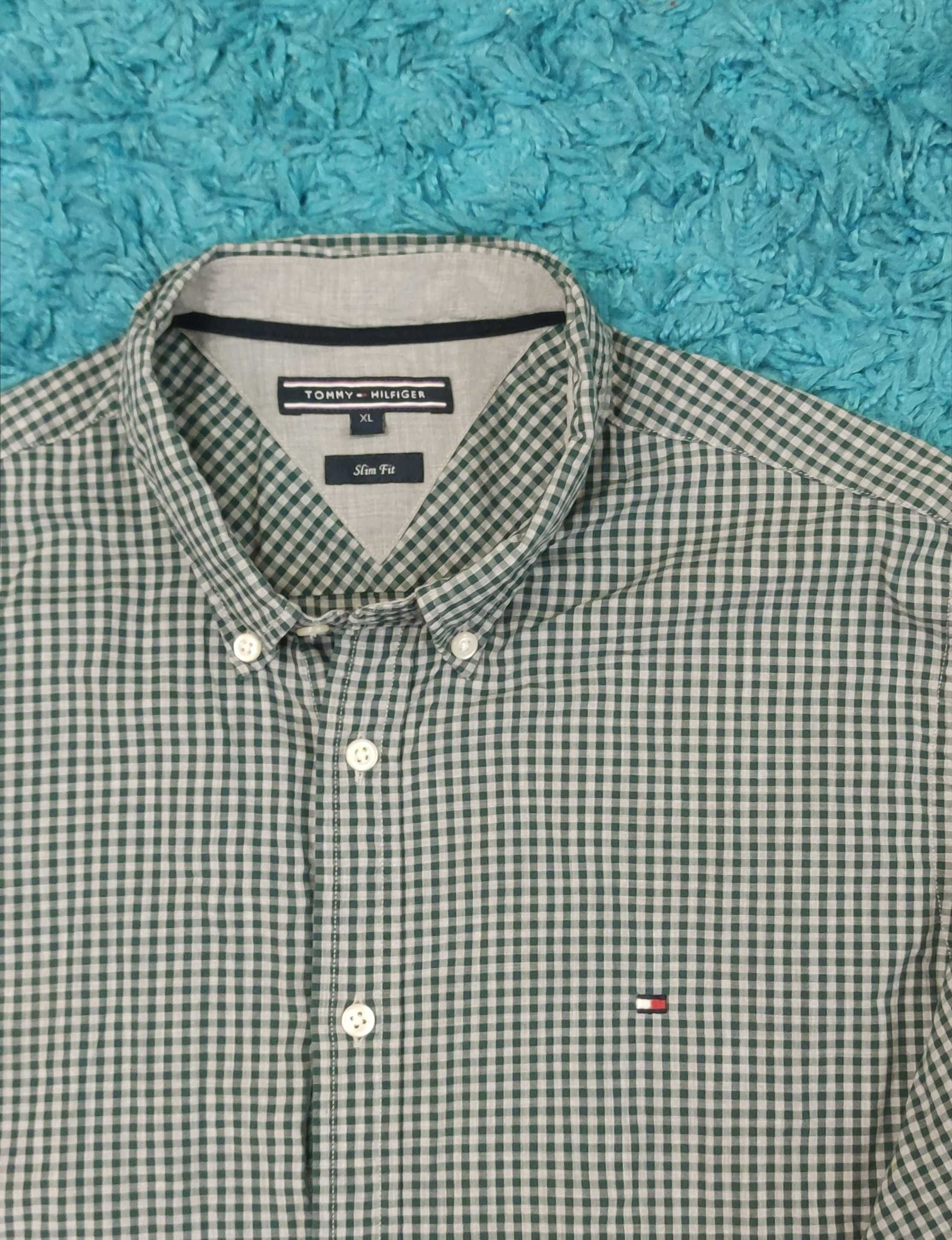 Camasa Tommy Hilfiger Oxford Gingham Green