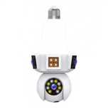 Camera Supraveghere WiFi Smart, 3 Obiective, Soclu E27, Full HD 1080P