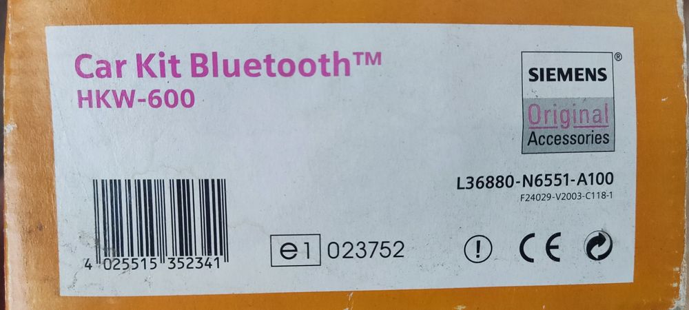 Car kit bluetooth Siemens mobile Hkw-600