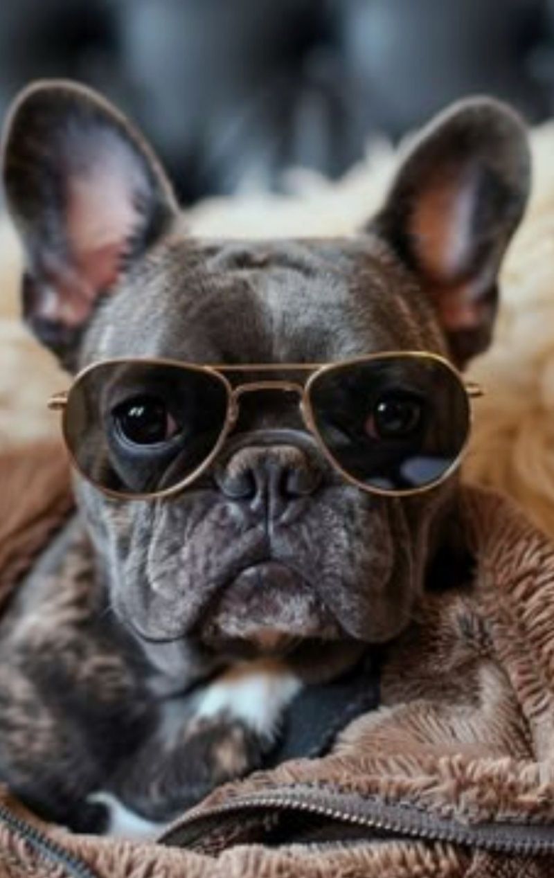 Шикарные щенки французского бульдога. Brindle color .