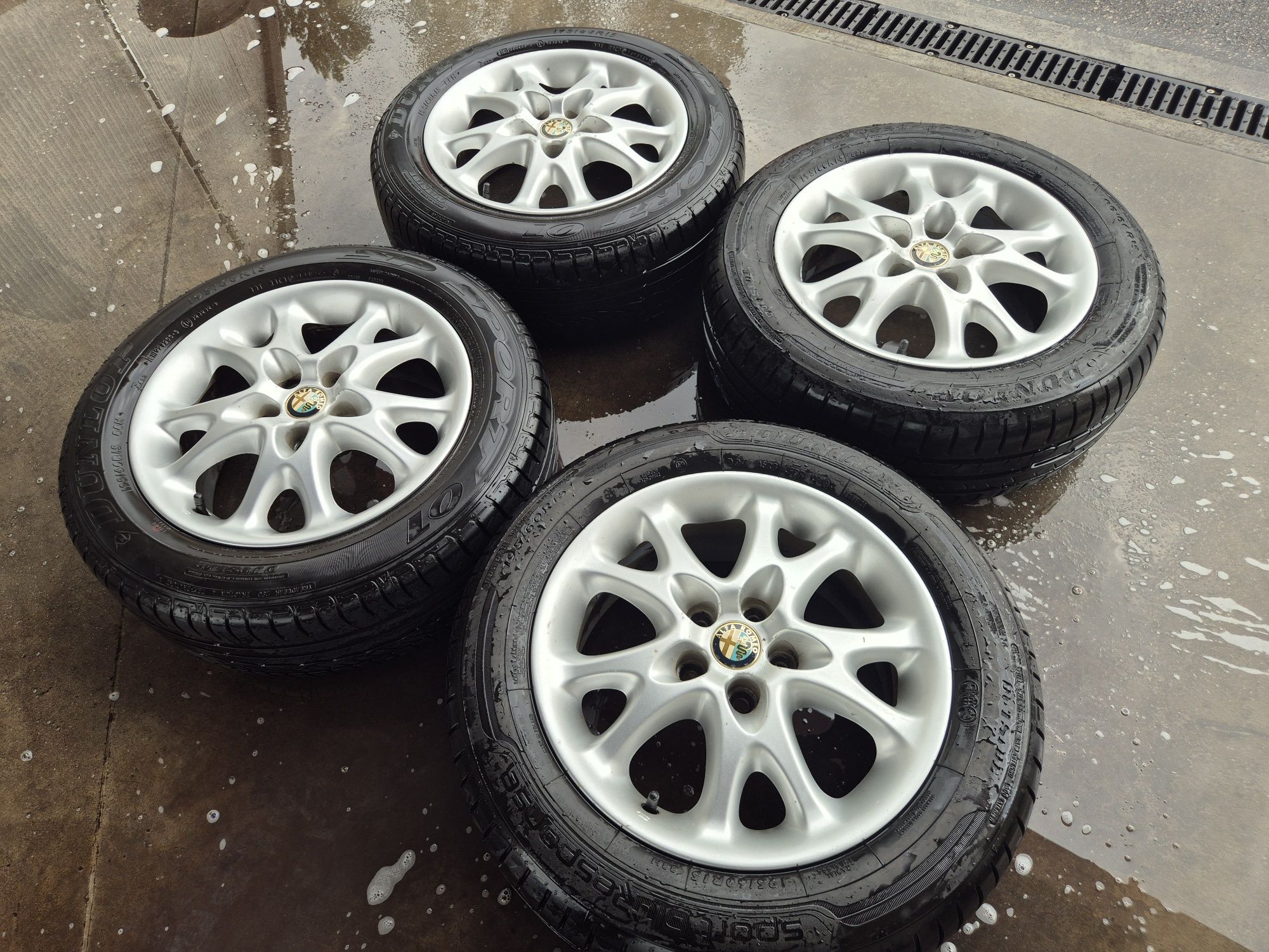 5х98/15 с гуми Алфа Ромео 5x98/15 Alfa Romeo