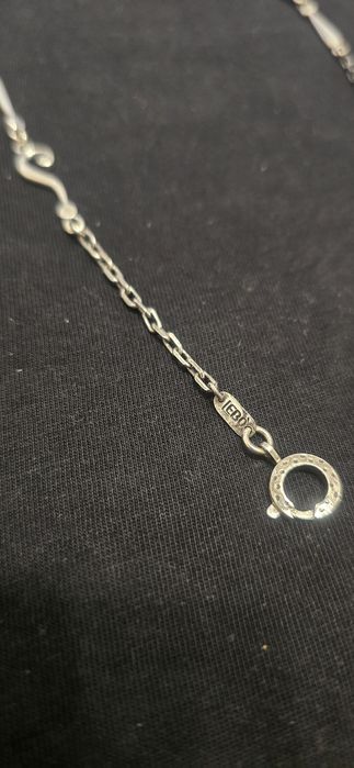 Lant ceas de buzunar argint Gaston Lebo