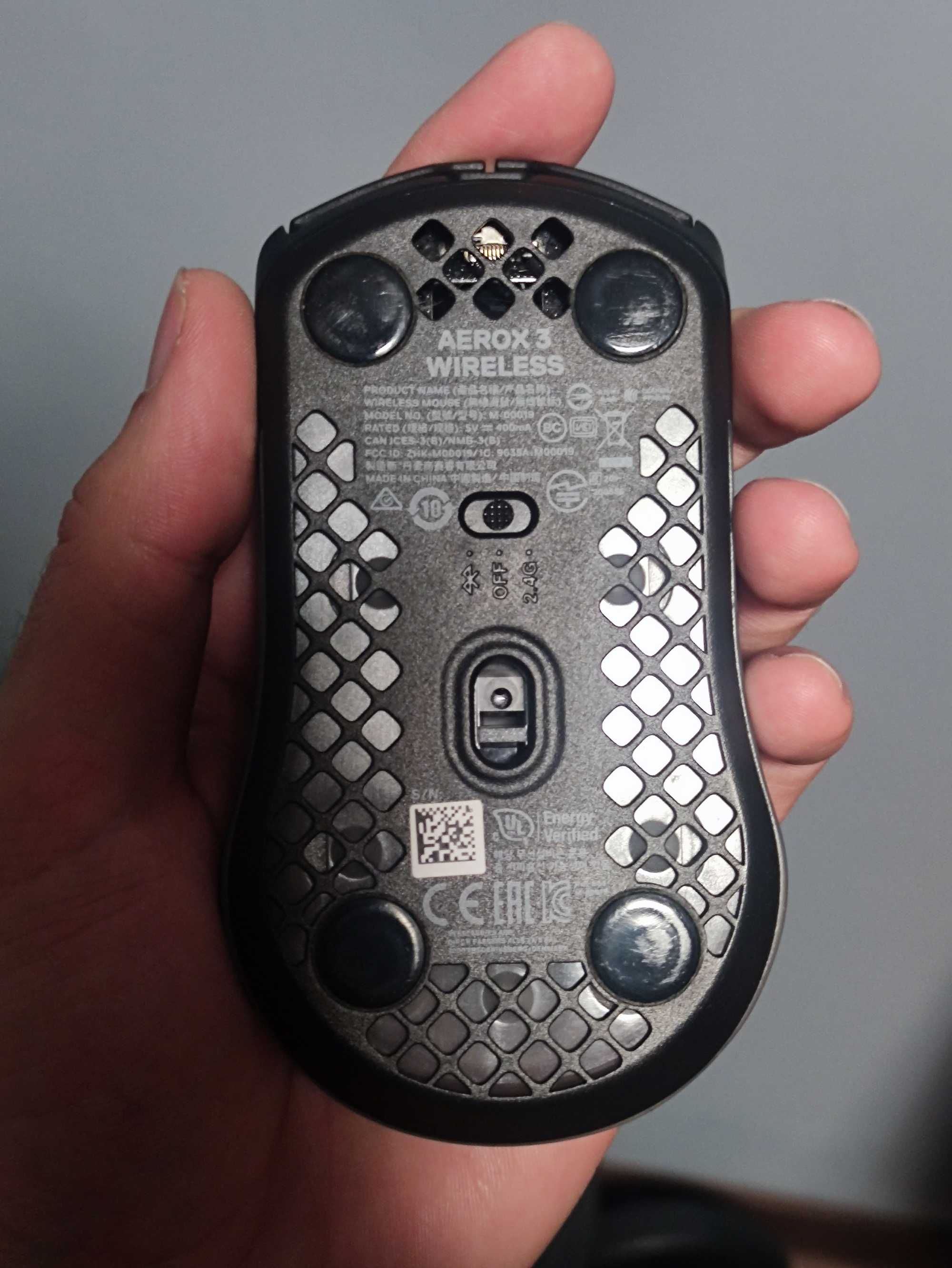 Maus Steelseries Aerox 3 Black Wireless