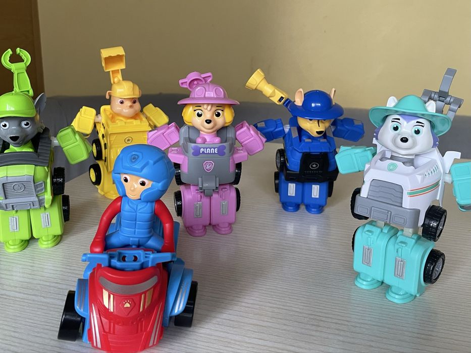 Пес Патрул, трансформиращи се играчки