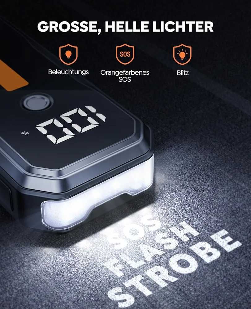 ДЖЪМП СТАРТЕР buture beta 03  преносима батерия 5000A / 26800mAh...