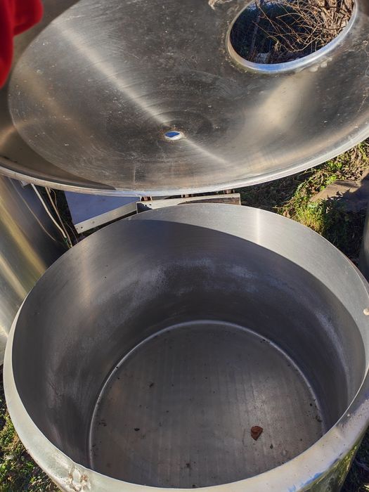Vând vană inox ,500 litri