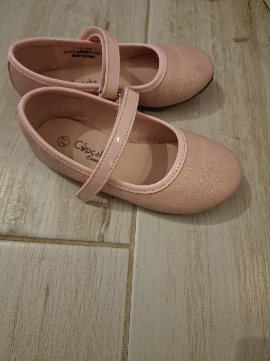 Balerini roz cu sclipici fetițe