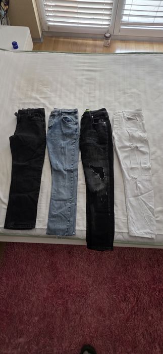 Мъжки дънки, black island, бели, сини, черни