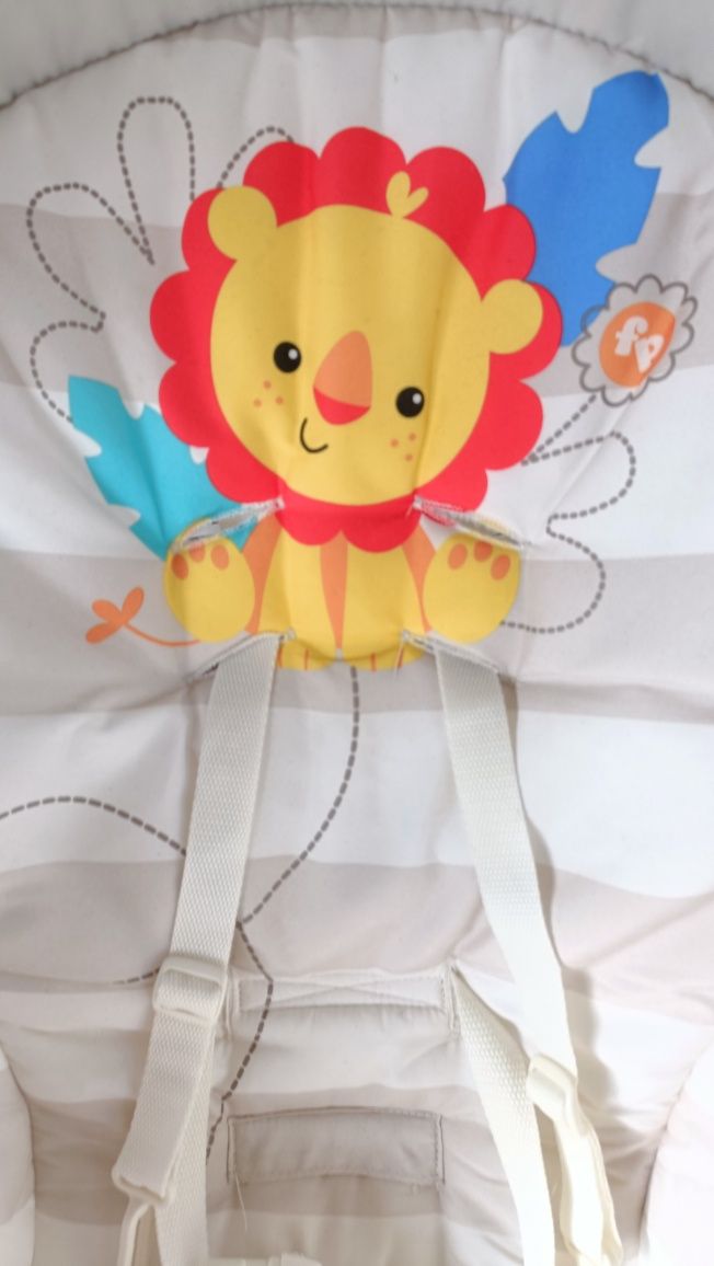 Fisher Price 3 в 1, бебешка музикална люлка-шезлонг-столче