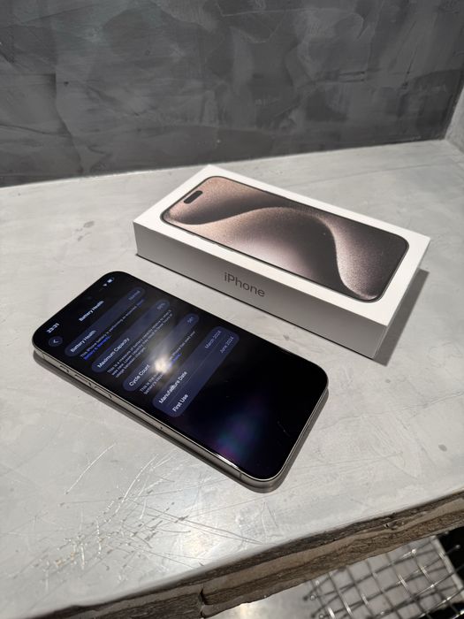 КАТО ЧИСТО НОВ Iphone 15 Pro Max 256 GB Natural