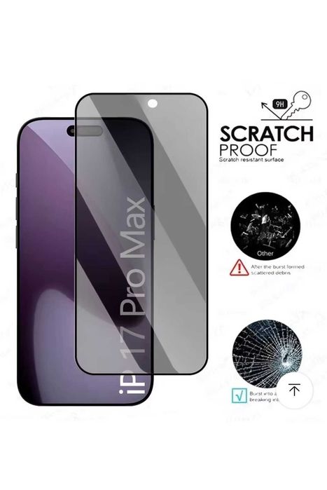 Folie Privacy / Anti-Spy Full iPhone 17 Air / 16 Plus / 15 Plus / 14