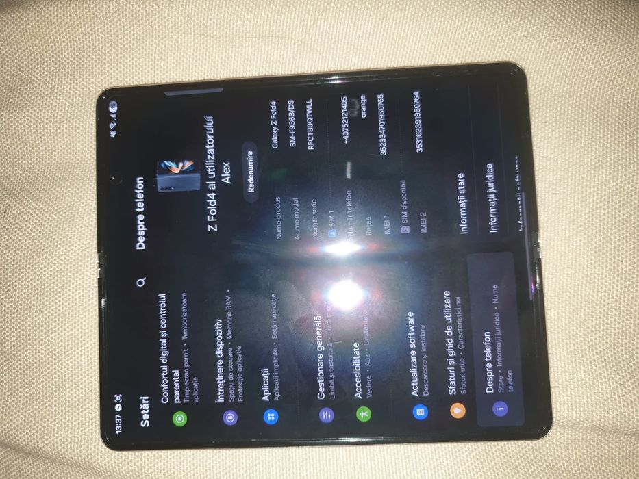 Samsung galaxi fold 4 256 gb