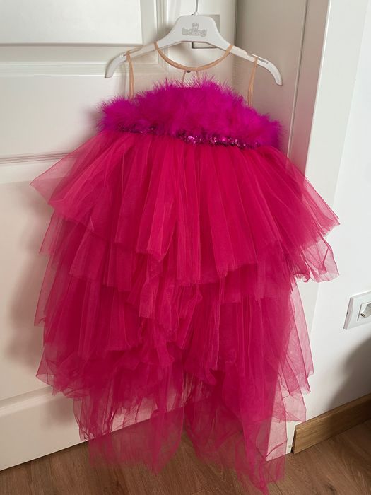 Rochita cu trena pentru printese, 1 an Petite Coco