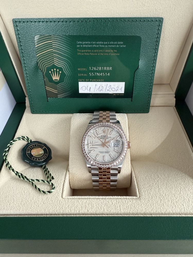 Rolex date just 36 mm
