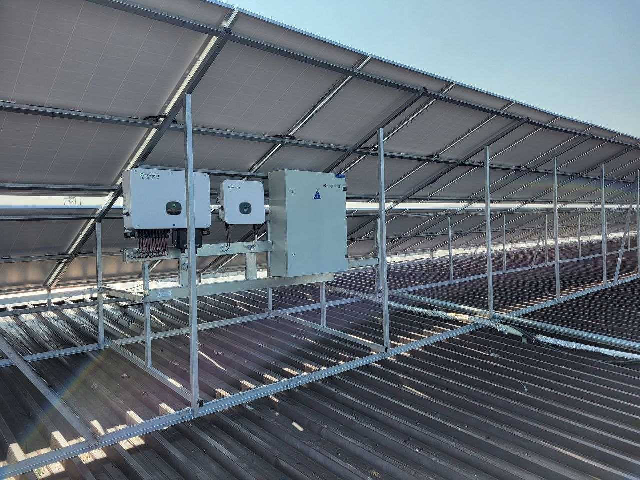 Quyosh panel podkluch ustanovka  - установка солнечных панелей