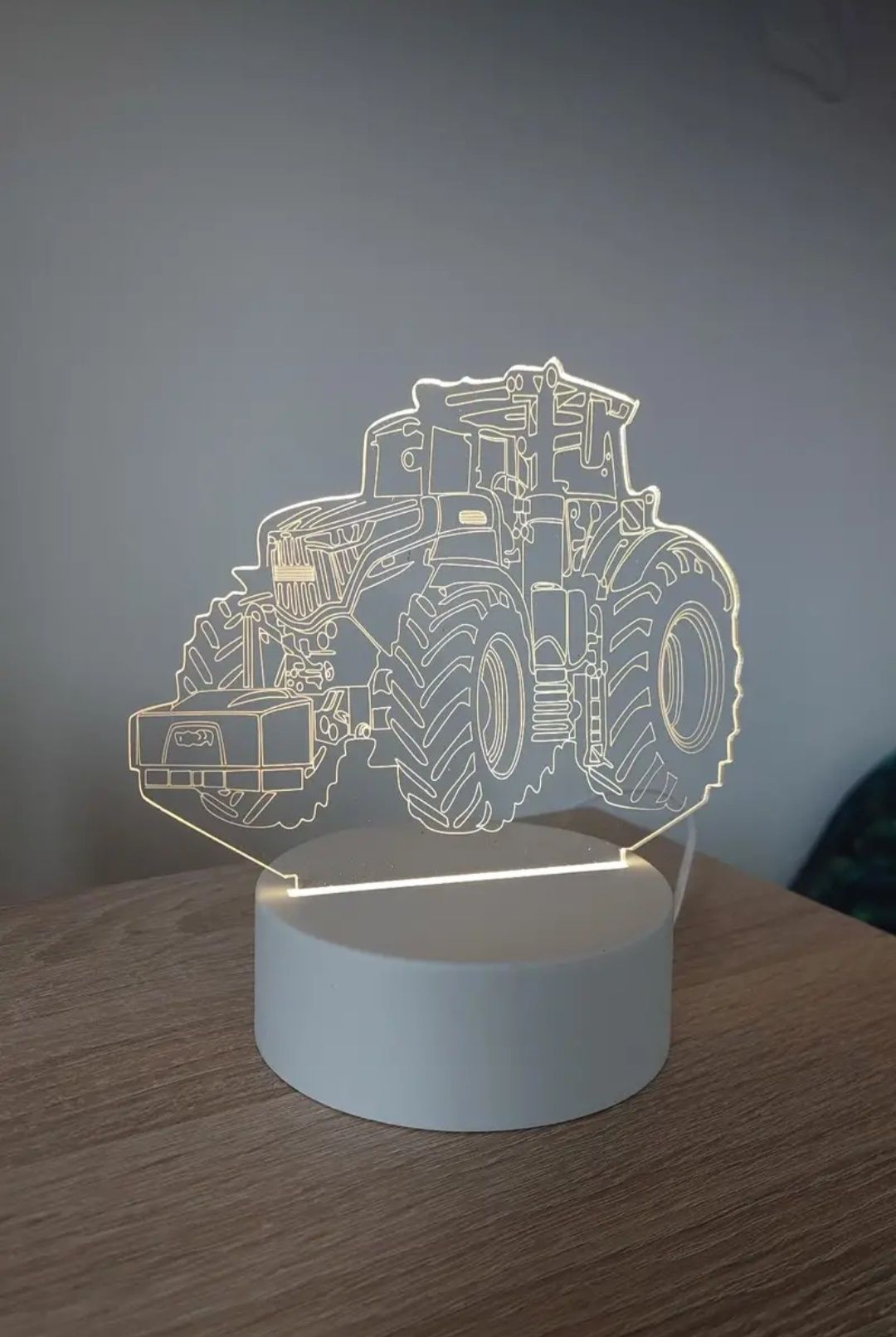 Lampă led 3D tractor