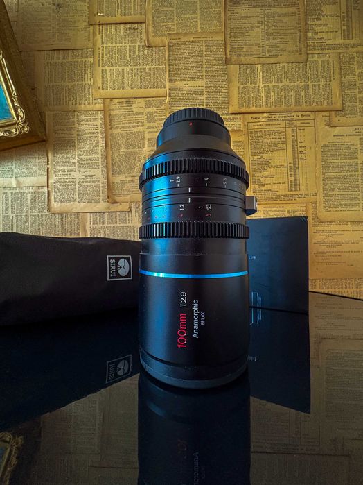 Sirui 100mm T2.9 1.6x Full-Frame Anamorphic Montura Sony