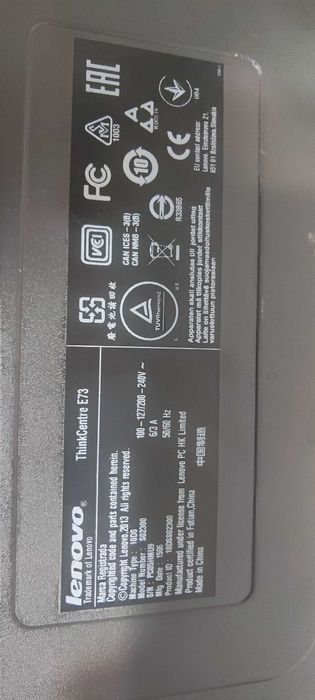 Unitate Calculator PC Lenovo E73 Intel i5-4460S 8 GB RAM SSD Nou 128GB
