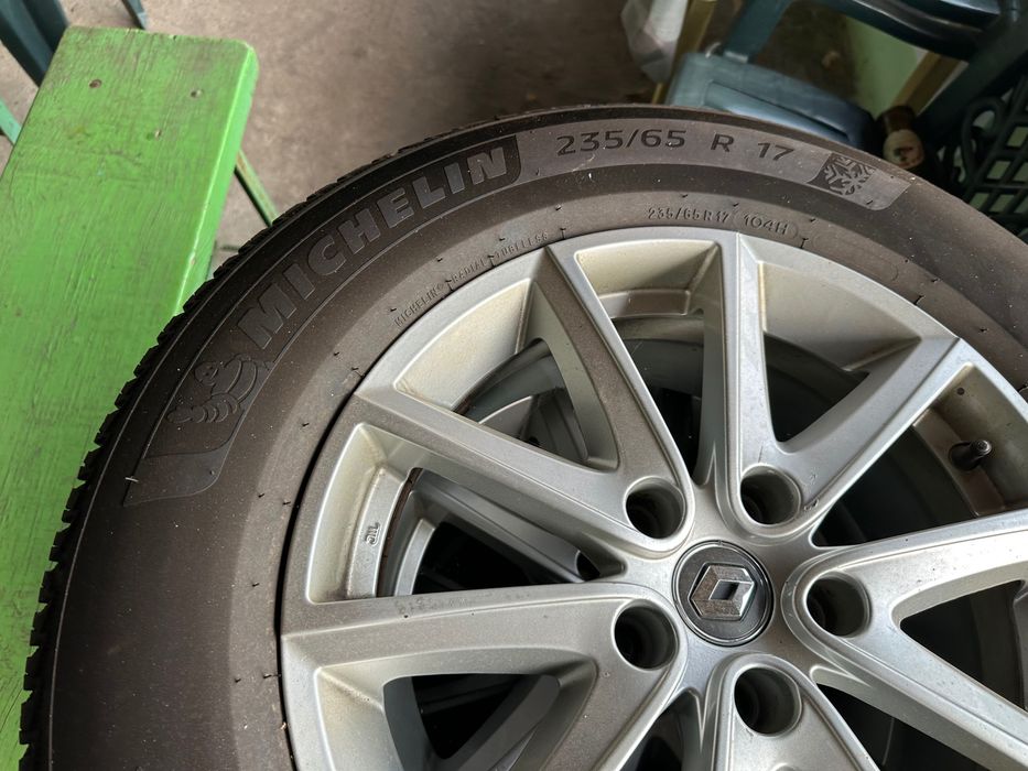 4бр.Алуминиеви джанти от Рено Еспейс 2016година Нови Мишелин 235/65/17