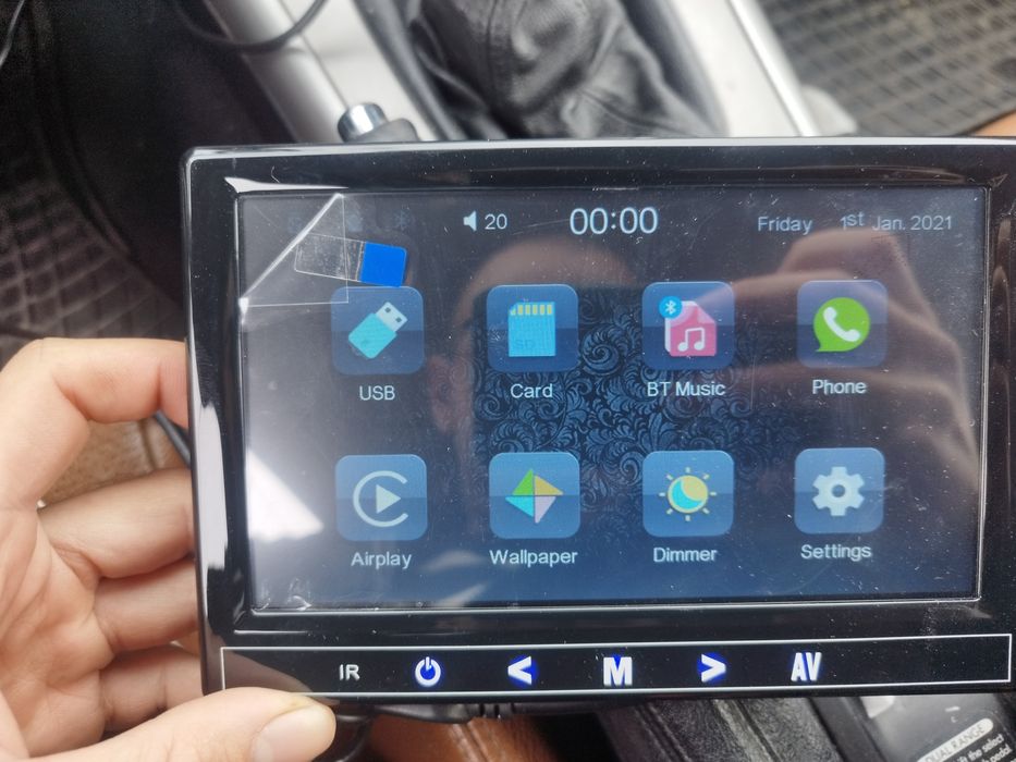 Универсална Мултимедия за автомобил 7 инча с Android Auto/CarPlay