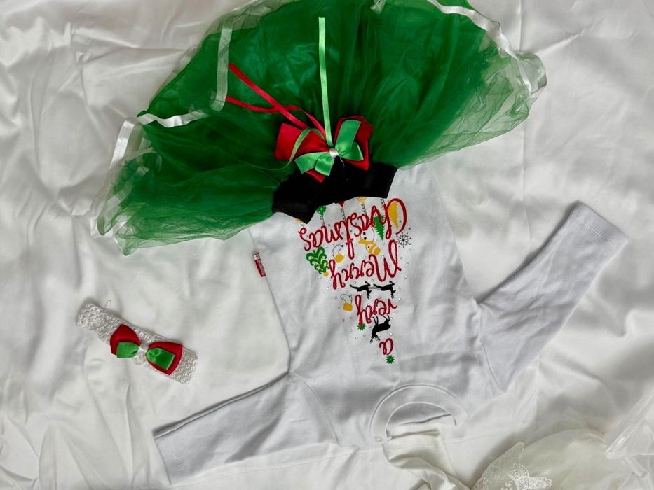 Платье новогоднее для девочек 80 см