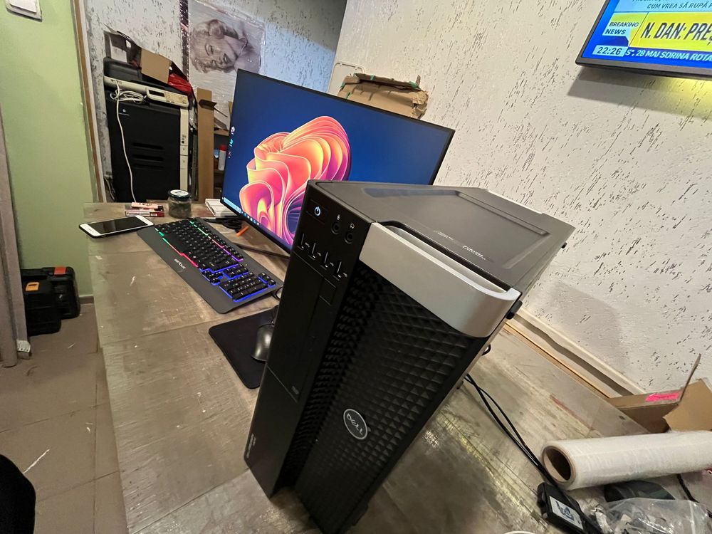 Unitate pc Dell Precision 32gb ram, quadro similar i7 7700 workstation