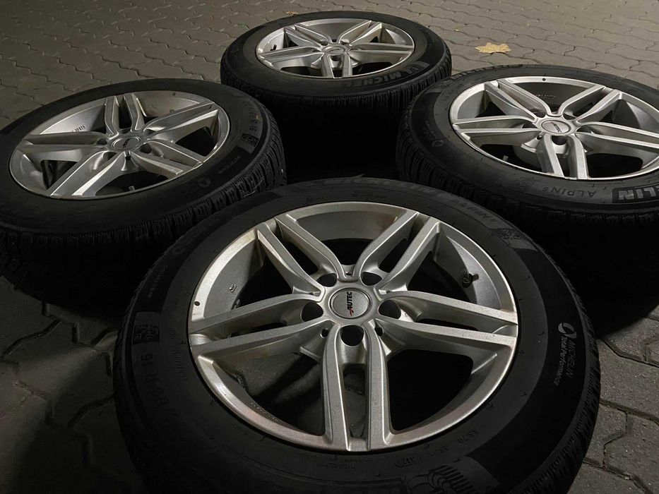 Set 4 roți iarnă Michelin Alpin 6 cu jante aliaj AUTEC 16”