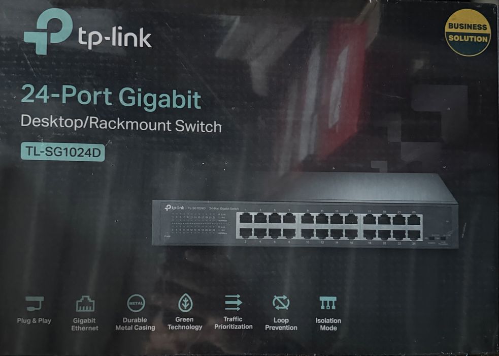 TPLINK TL-SG1024D TP-Link 24-port Gigabit sigilat !