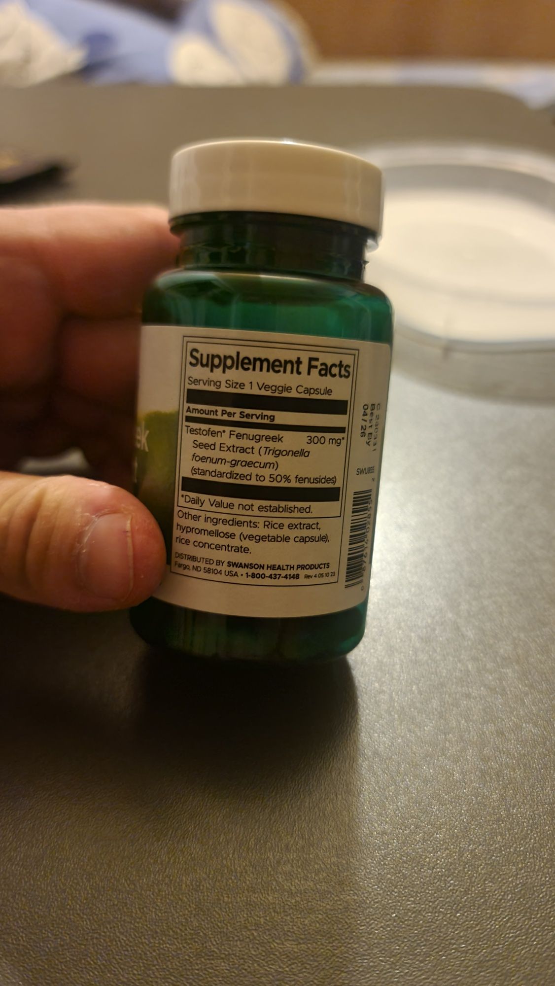 SWANSON
Fenugreek Extract 300 mg | Testofen