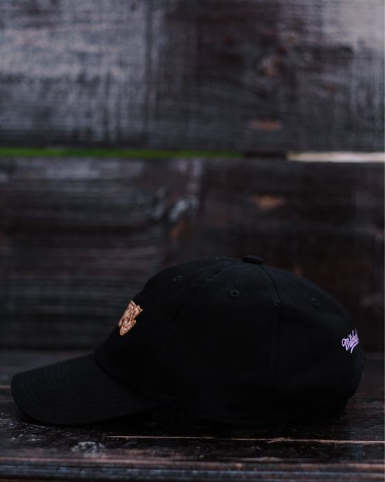 Cap snapback sapca hat LA Lakers NBA Mitchell & Ness cotton black