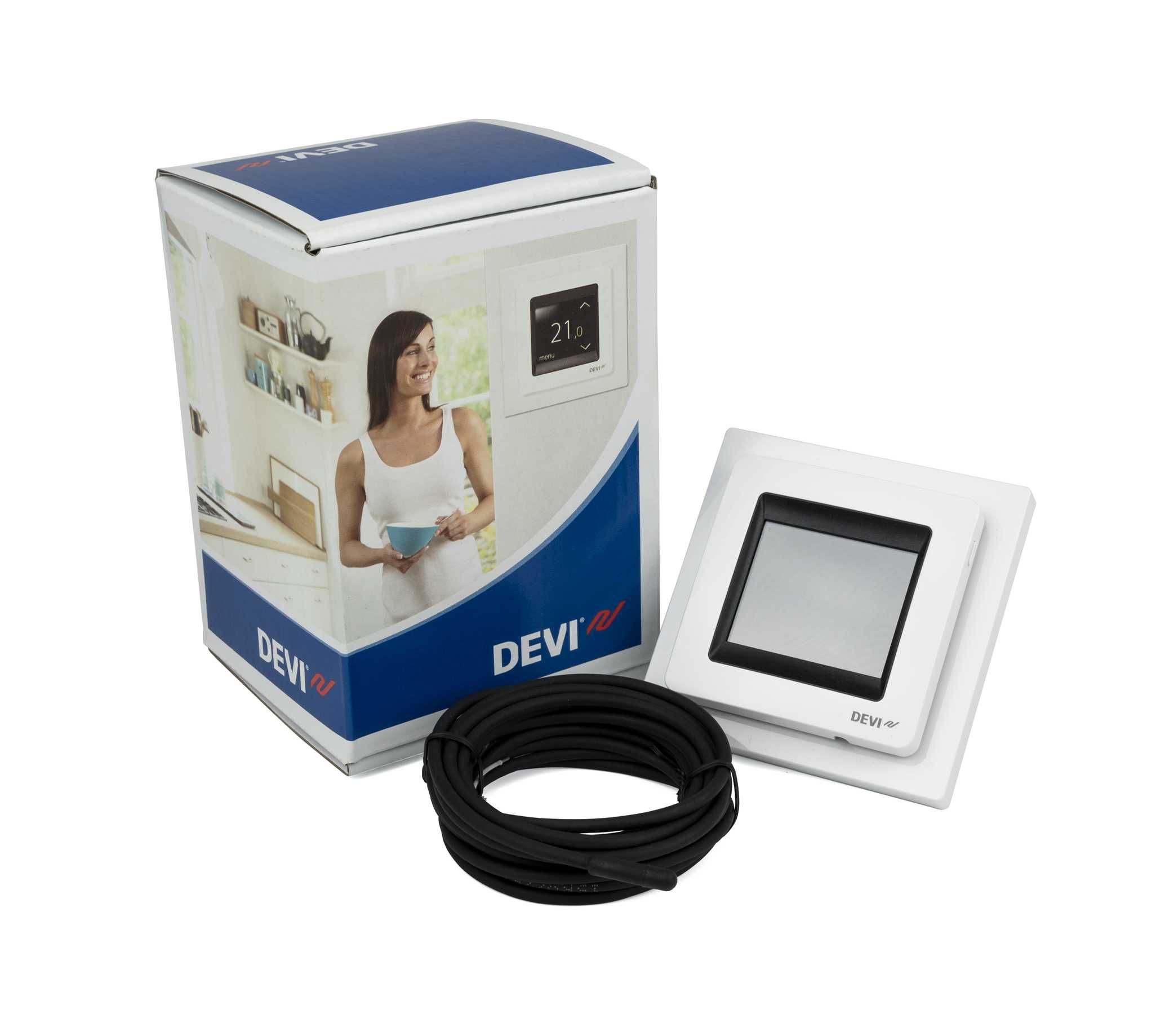 Tерморегулатор DEVIreg Touch Smart WiFi DEVI Рогозка подово отопление