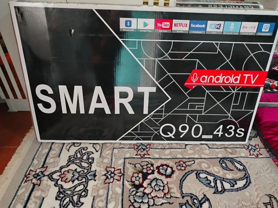 Rasmdagi Yangi televizor sotiladi, karobka 4