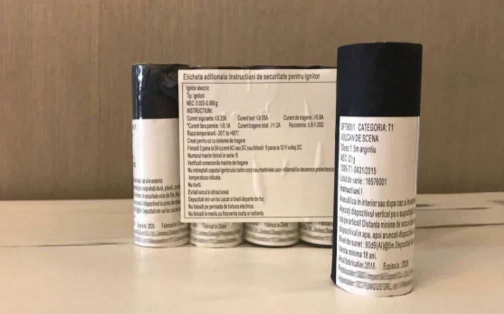 Artificii tip vulcan nunta, dansul mirilor Calitate